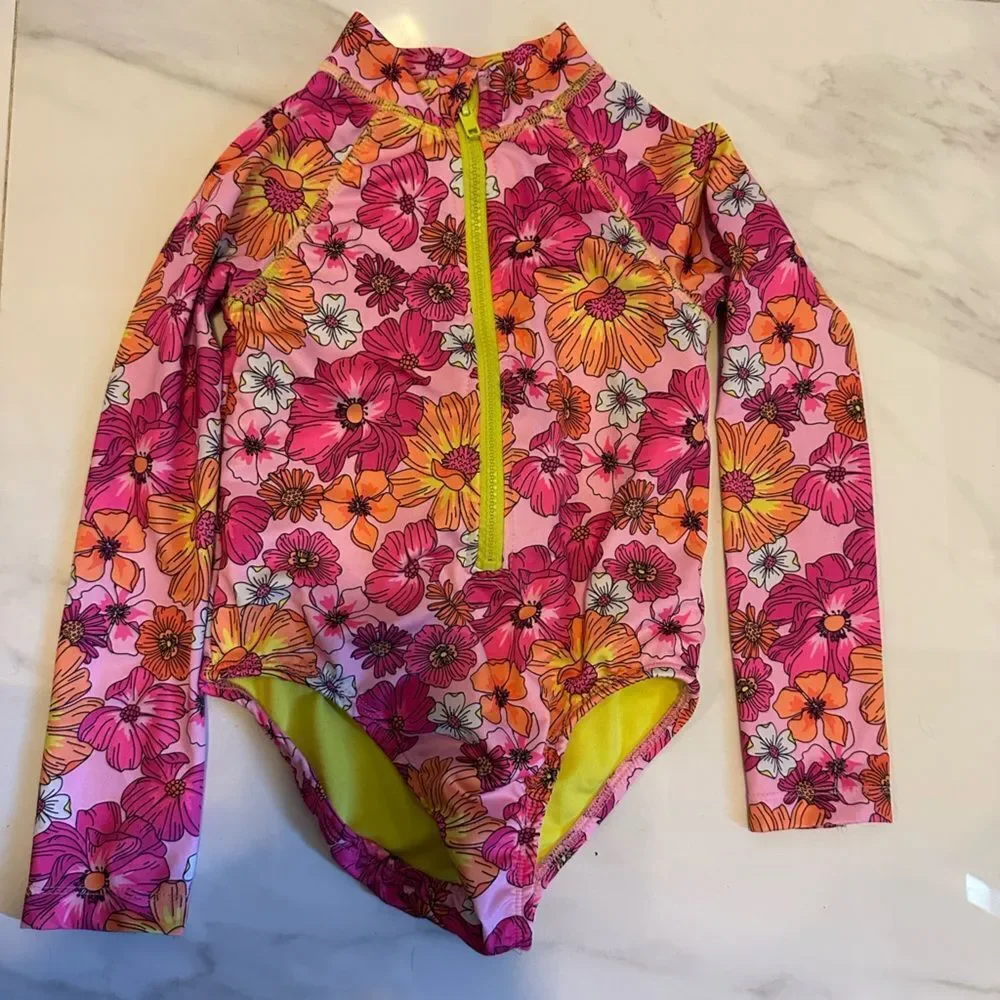 BUNDLE of 6 Betsey Johnson Kids Swim Bikinis - Pink, Yellow, Multicolor